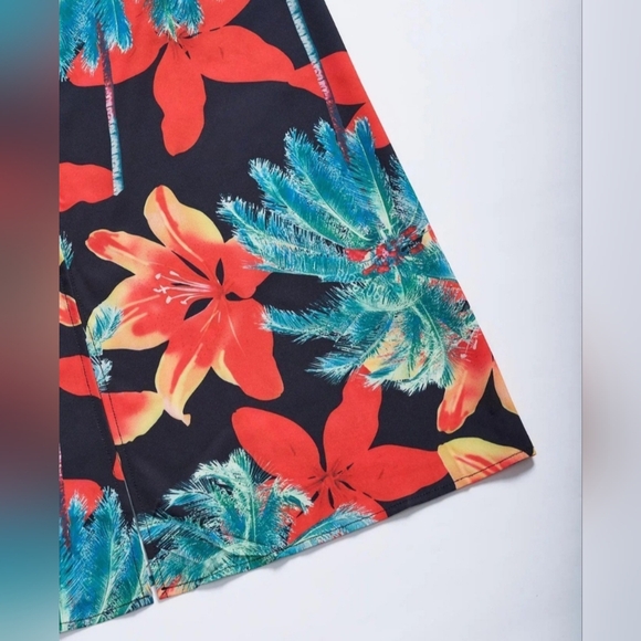 Tropical Print Maxi Dress - Picture 4 of 4